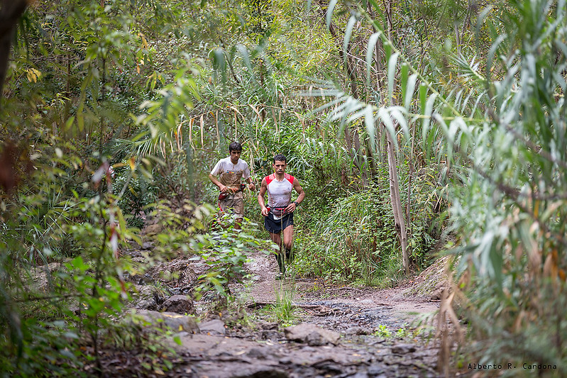 Foto de Alberto Cardona en la Ruta Doramas.